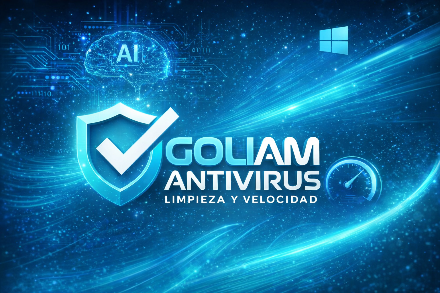 Interfaz GOLIAM Antivirus & Optimizer Pro
